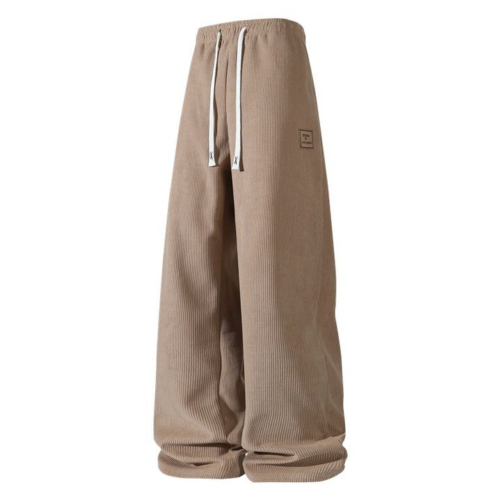Damen Gefütterte Cord-Jogginghose mit Teddyfutter, Kordelzugbund & Seitentaschen Echoarchiv