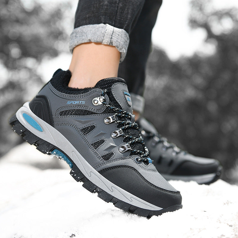 Damen Gefütterte Winter-Trekking‑Halbschuhe mit wasserdichter Oberfläche und griffiger Mehrzonenprofilsohle Echo Archiv