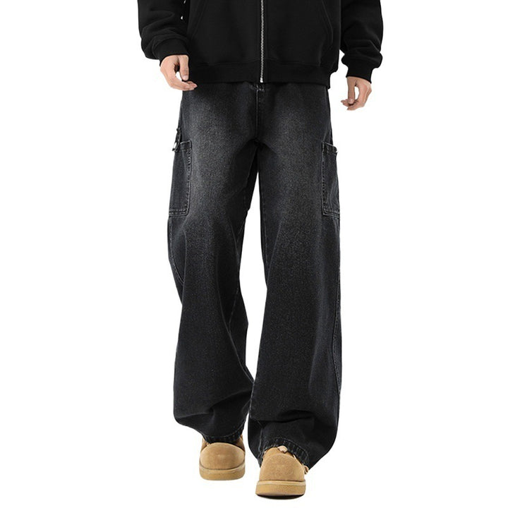 Herren Weit geschnittene Cargo-Jeans Echoarchiv