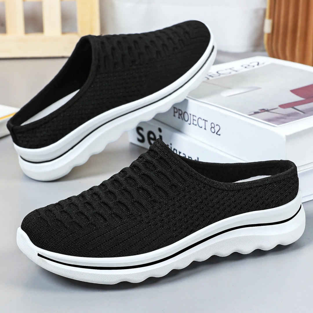 Damen nan nahtloser Komfort-Slipper mit gestricktem Obermaterial und dämpfender Profilsohle Echo Archiv