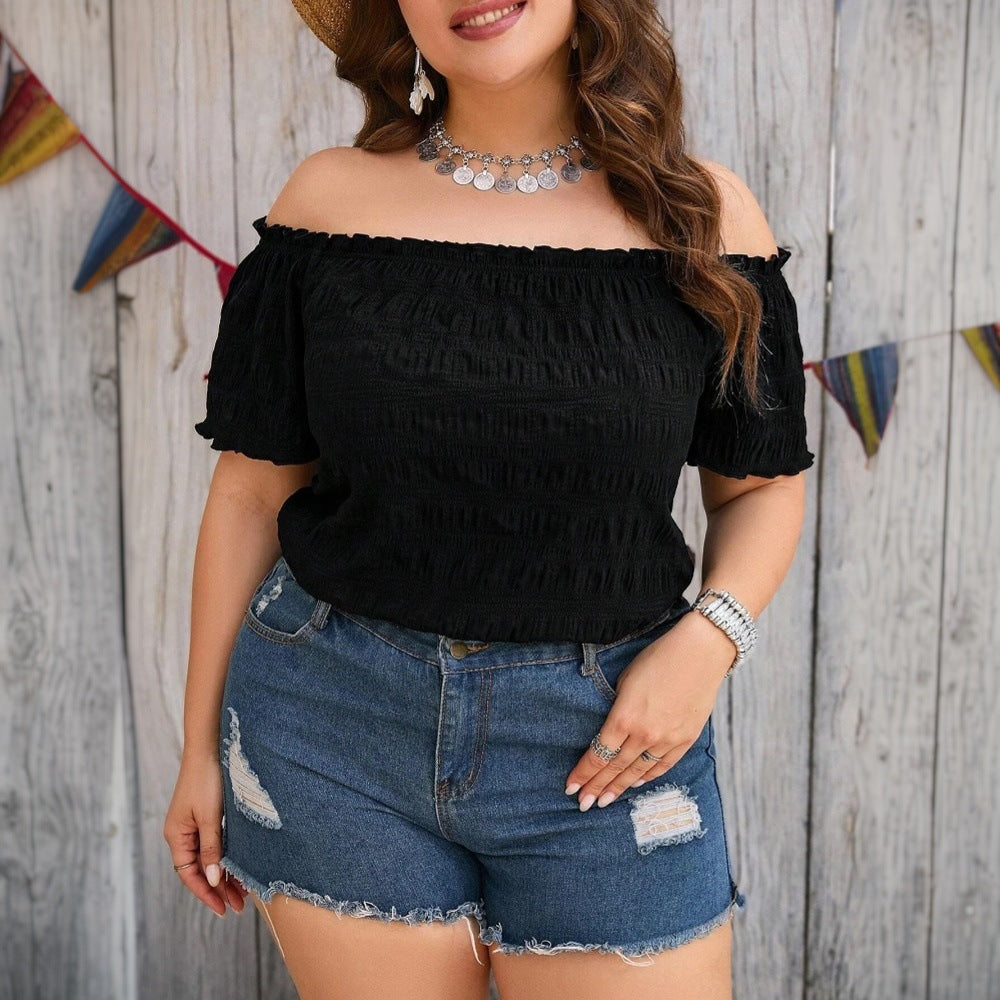 Damen Off-Shoulder Bluse Echo Archiv