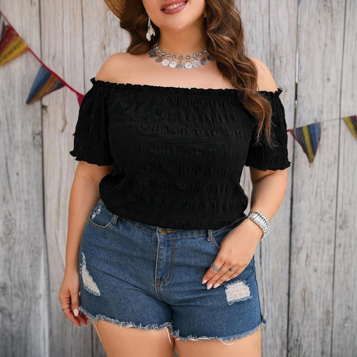 Damen Off-Shoulder Bluse Echo Archiv