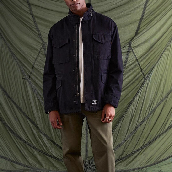 Herren praktische Utility-Jacke mit mehreren Taschen Echoarchiv