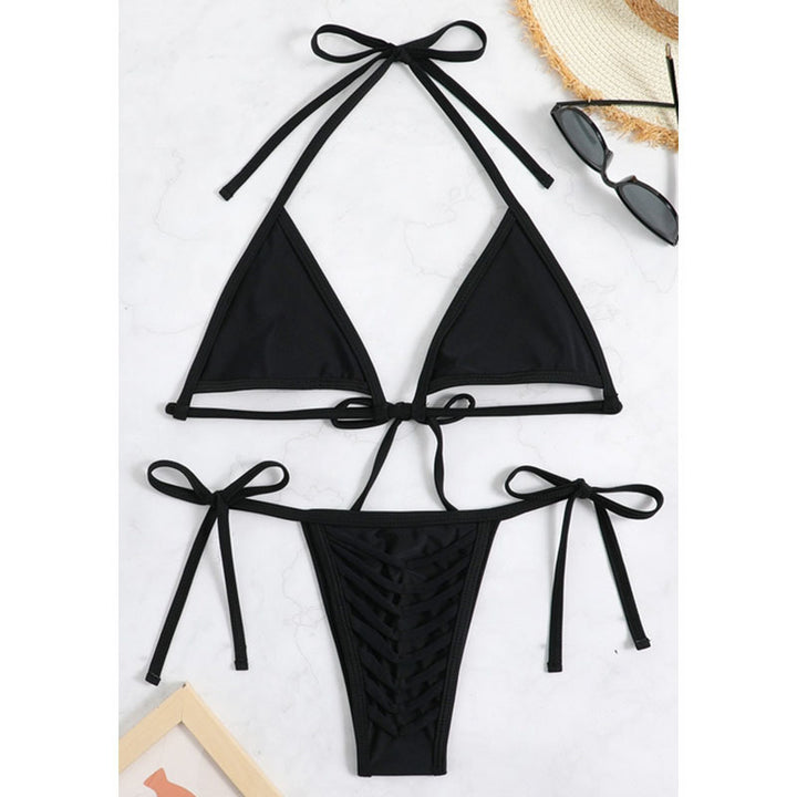 Damen Triangle-Bikini mit raffiniertem Bindedesign Echo Archiv