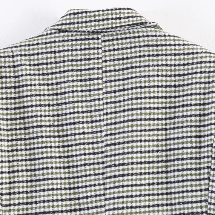 Damen Zweireihiger Hahnentritt-Blazer mit Schwalbenschwanz-Saum und Reverskragen Echo Archiv