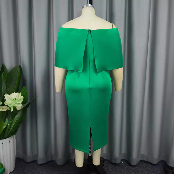 Damen Elegantes Midi-Kleid mit übergroßem Schleifen-Detail Echo Archiv
