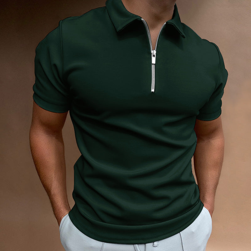 Herren Poloshirt mit Reißverschluss Echoarchiv