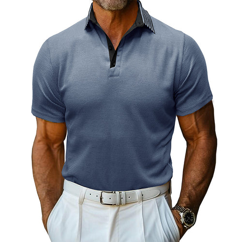 Herren Polo-Shirt mit atmungsaktiver Struktur Echoarchiv