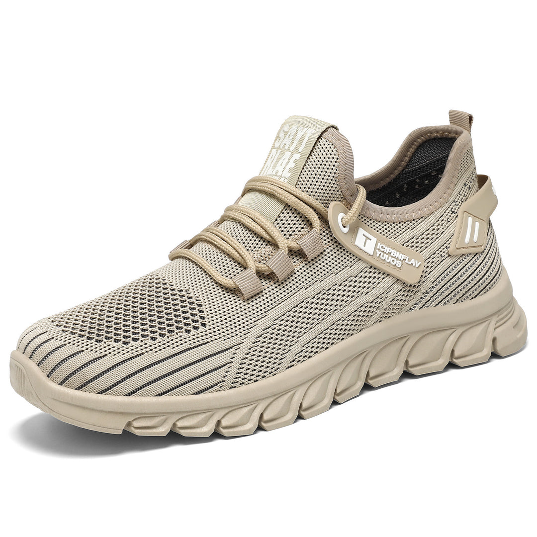 Herren nan atmungsaktiver Strick-Chunky-Sneaker mit elastischem Einstieg, stabiler Dämpfungssohle und Zuglasche Echo Archiv