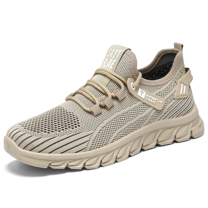 Herren nan atmungsaktiver Strick-Chunky-Sneaker mit elastischem Einstieg, stabiler Dämpfungssohle und Zuglasche Echo Archiv