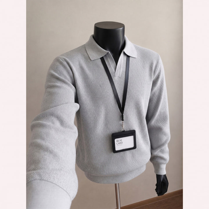 Stylischer Herrenpullover mit V-Ausschnitt Echo Archive