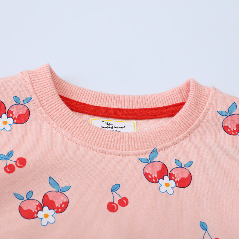 Mädchen Sweatshirt mit fröhlichem Kirsch-Design Echo Archiv