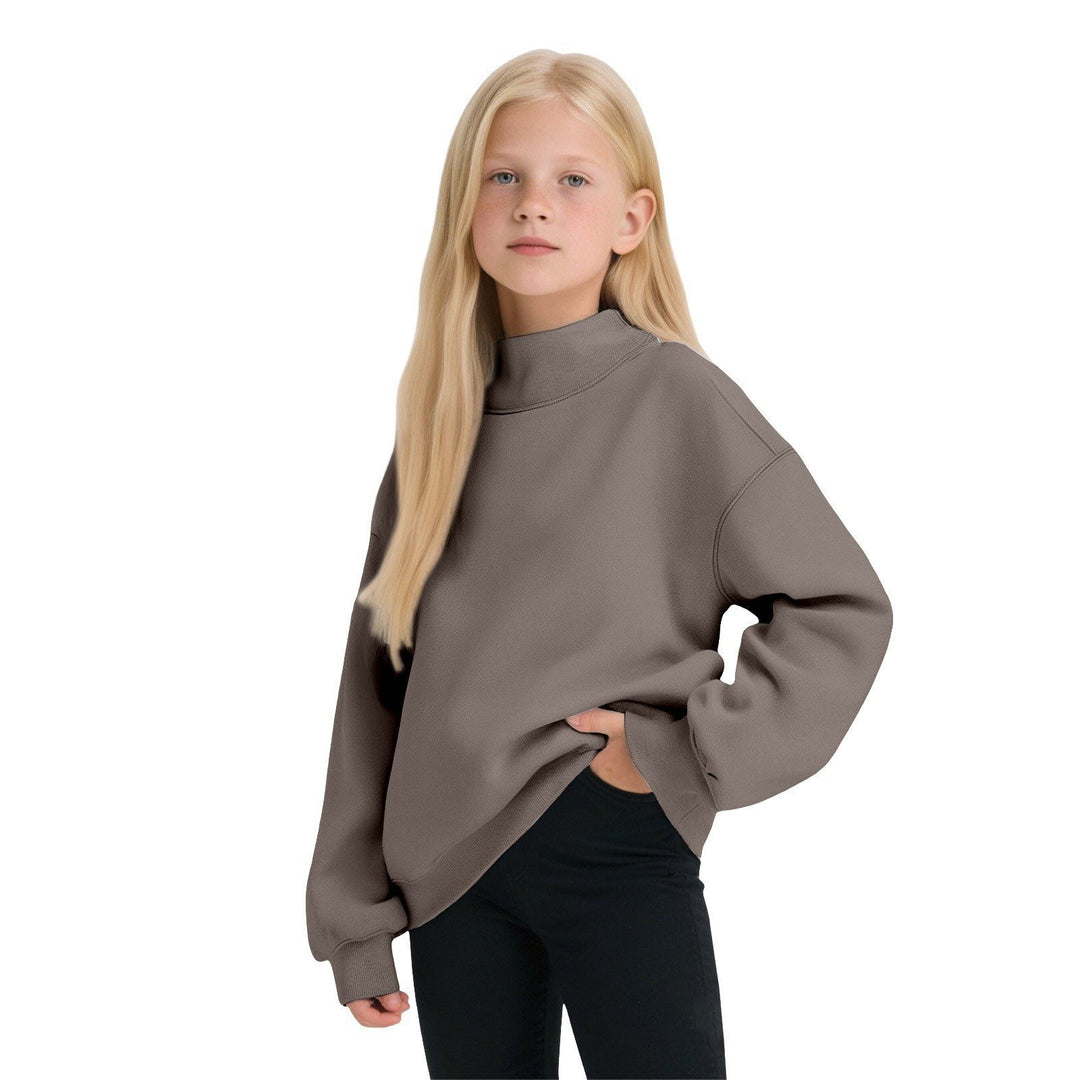 Damen Lässiges Funnel-Neck Sweatshirt im Oversize‑Schnitt mit überschnittener Schulter Echo Archiv
