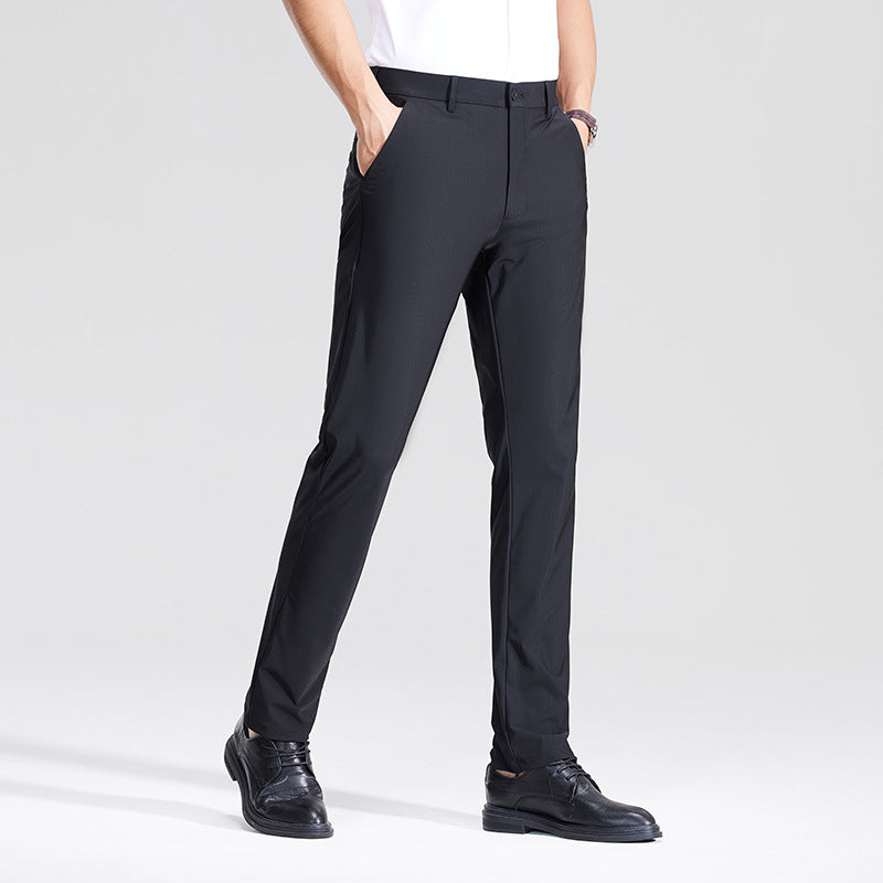 Herren Schlanke Business‑Stretchhose mit Bügelfalte und Komfortbund Echo Archiv