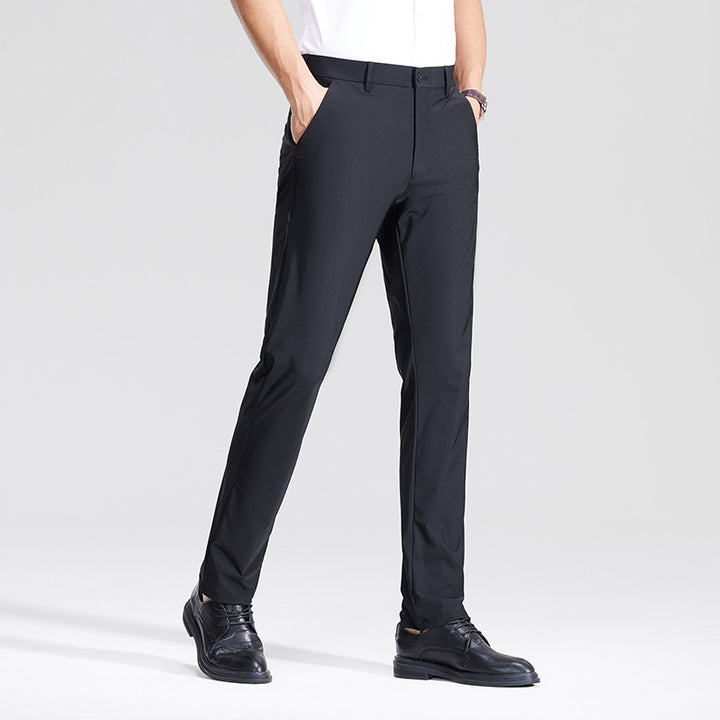 Herren Schlanke Business‑Stretchhose mit Bügelfalte und Komfortbund Echo Archiv