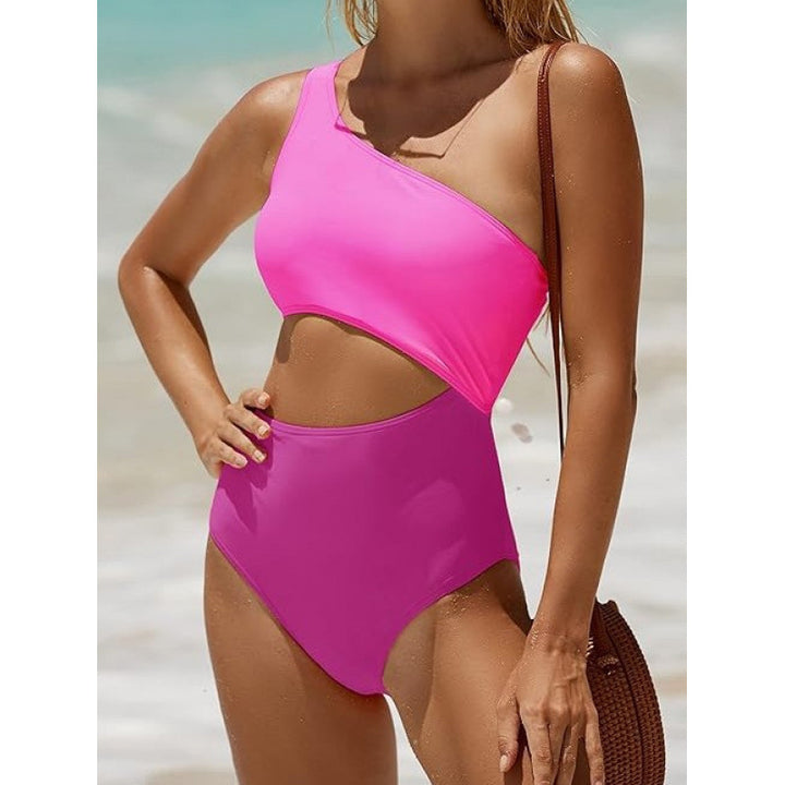 Damen Einseitiger Cut-Out Badeanzug mit attraktivem Design Echo Archiv