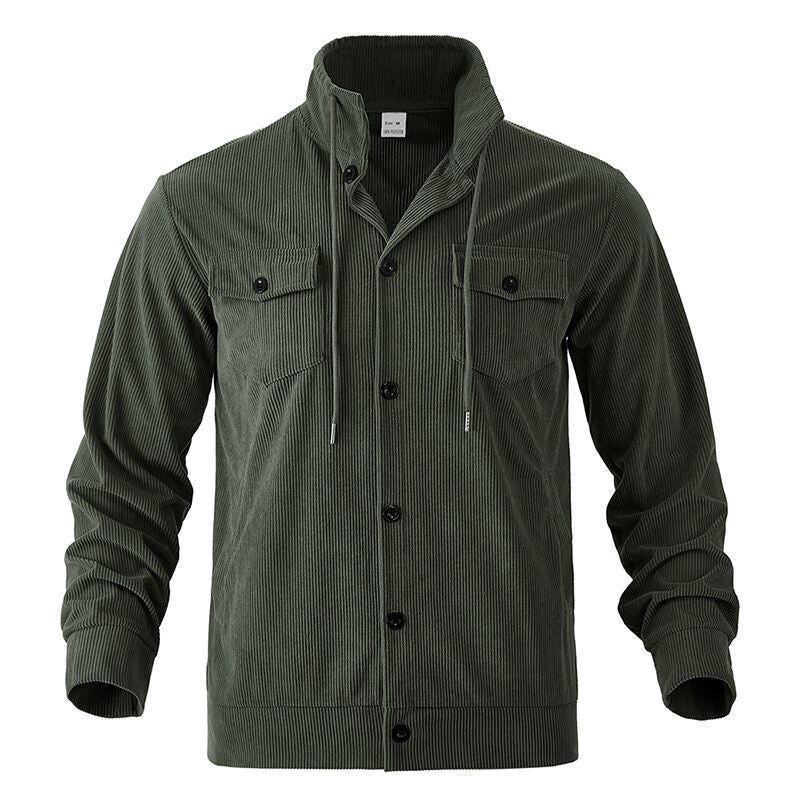 Herren cordierte Freizeitjacke mit praktischen Taschen Echoarchiv