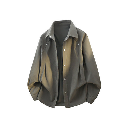 Herren Lässige Overshirtjacke Echo Archiv