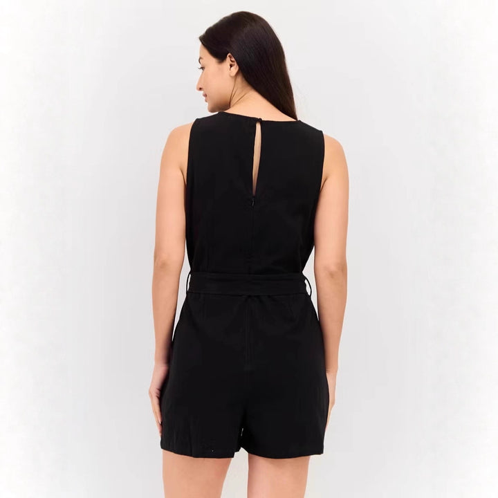 Damen Jumpsuit mit eleganter Taillierung und praktischen Taschen Echo Archiv