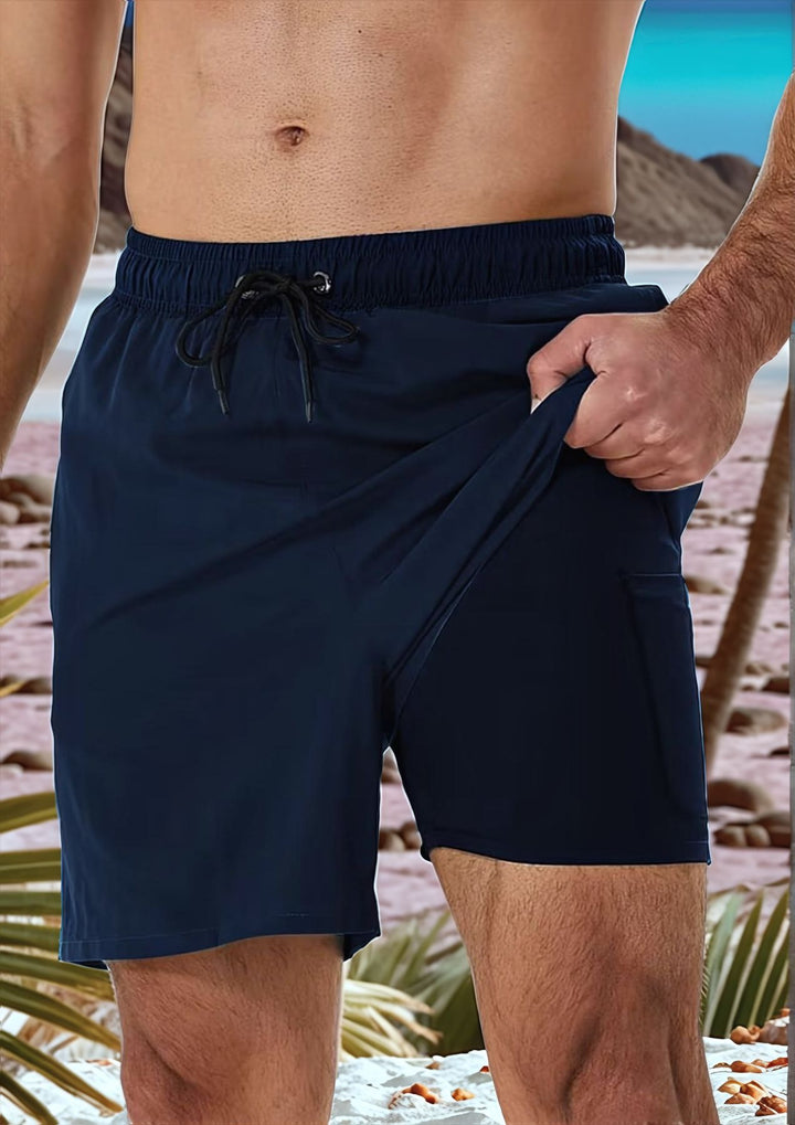 Herren Komfortable Badeshorts Echo Archiv
