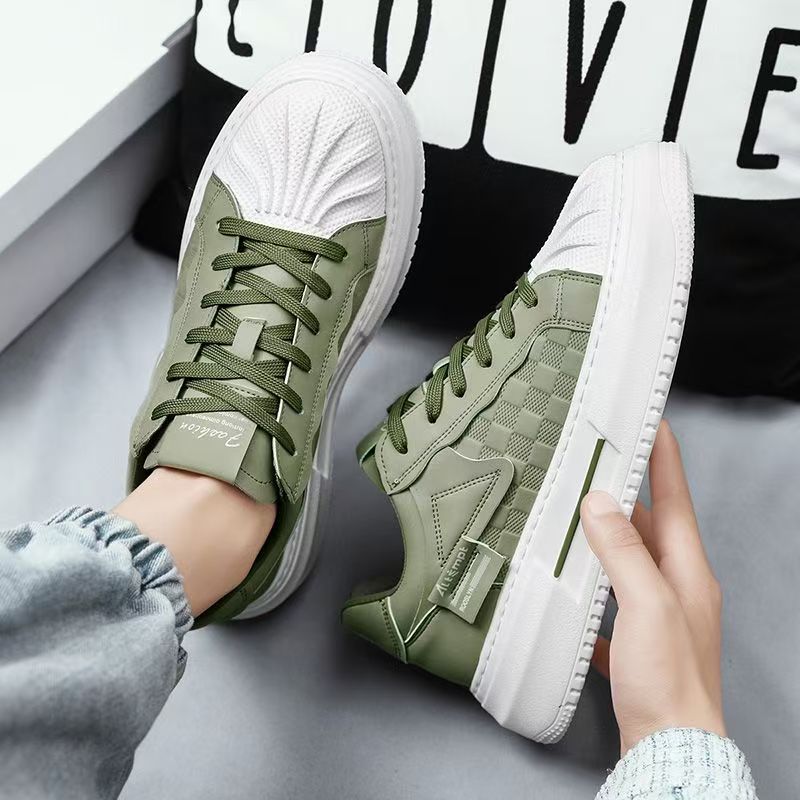 Damen modische Plattform Sneakers mit trendigem Karomuster und bequemer Dämpfung Echo Archiv