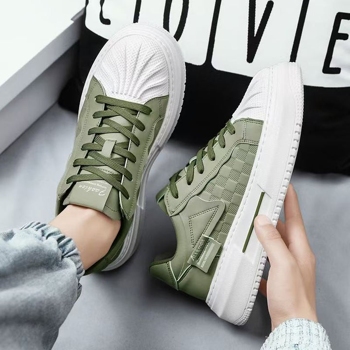 Damen modische Plattform Sneakers mit trendigem Karomuster und bequemer Dämpfung Echo Archiv