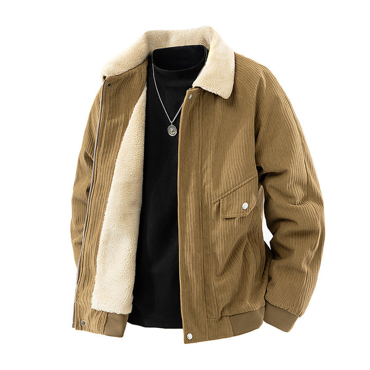 Herren Gemusterte Cordjacke Echo Archiv