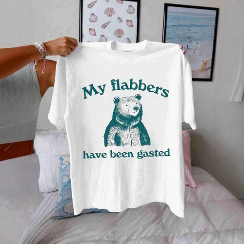 Damen T-Shirt mit humorvollem Bärenmotiv und inspirierendem Schriftzug Echo Archiv