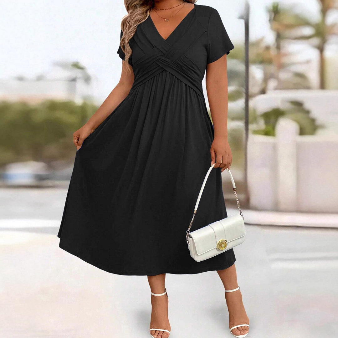 Damen lockeres Maxi-Kleid Echo Archiv