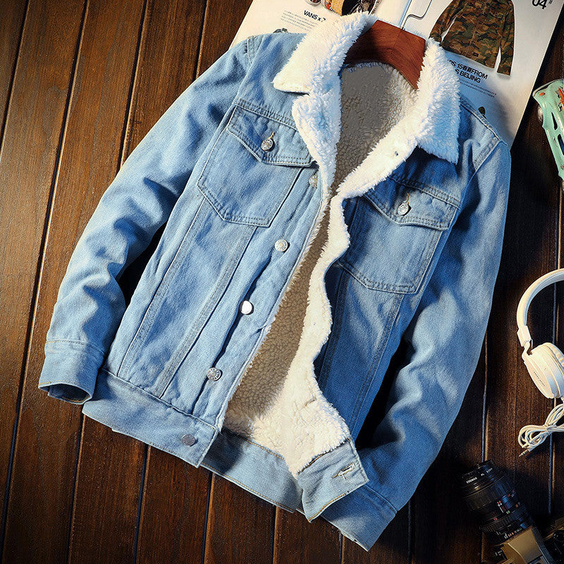 Herren modische Overshirt Jacke mit Fleece-Innenfutter Echoarchiv