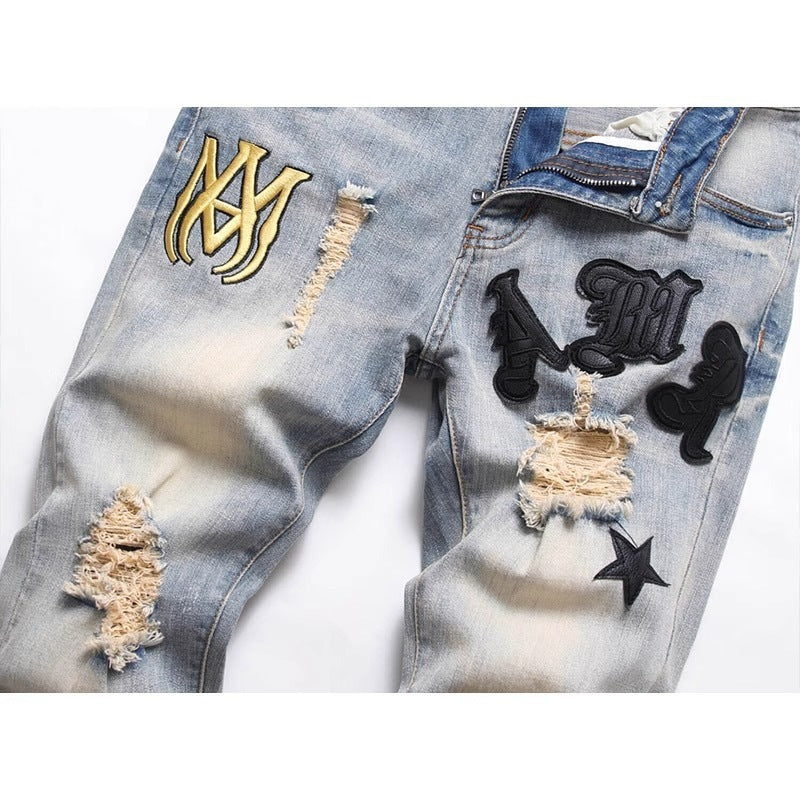 Herren Modische Slim-Fit Jeans Echo Archiv