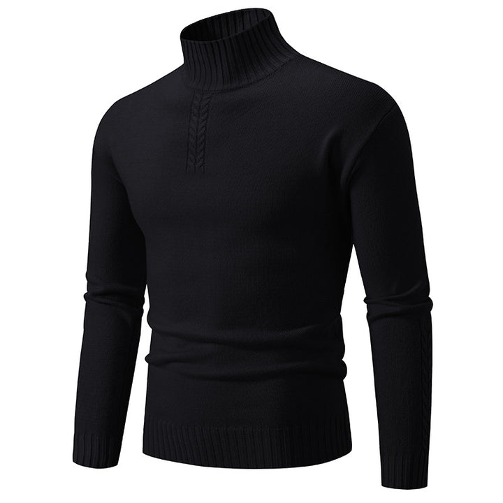 Herren Rollkragenpullover aus grobem Strick Echoarchiv