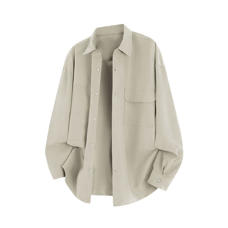 Herren Lässige Overshirt mit praktischen Taschen Echoarchiv