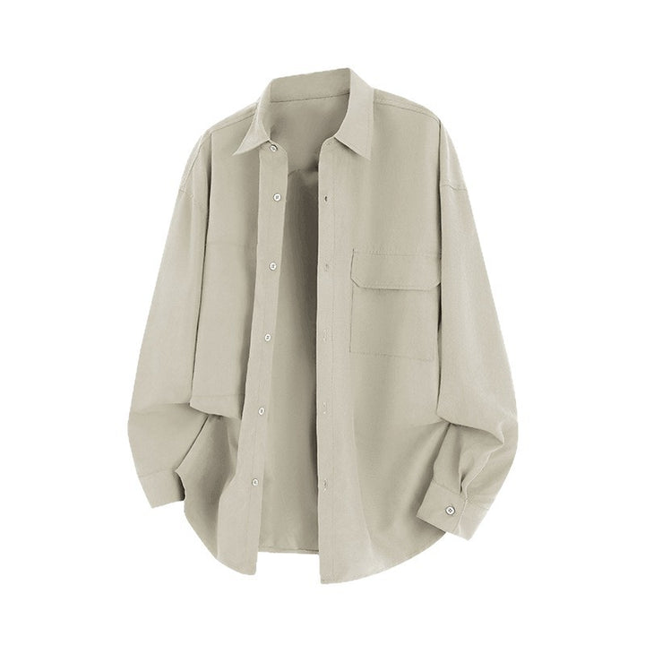 Herren Lässige Overshirt mit praktischen Taschen Echoarchiv