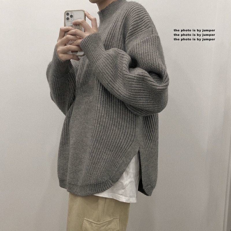 Damen Kuscheliger Grobstrickpullover mit Stehkragen Echoarchiv