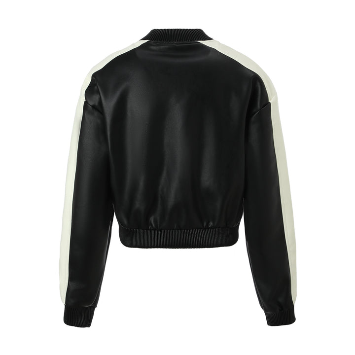 Damen Lässige Lederjacke Echo Archiv