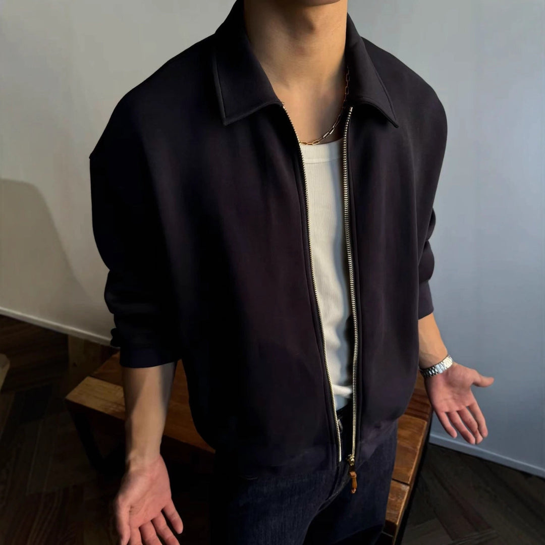 Herren Komfortable Sweatjacke mit Reißverschluss Echo Archiv