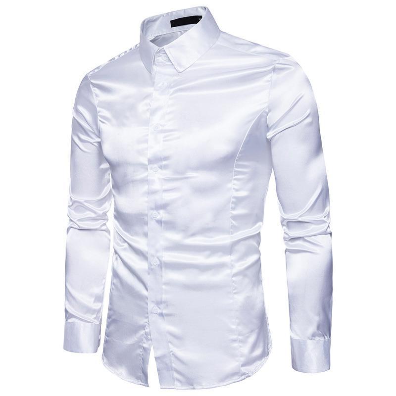 Herren elegantes Businesshemd aus hochwertigem Satin mit perfekter Passform Echoarchiv