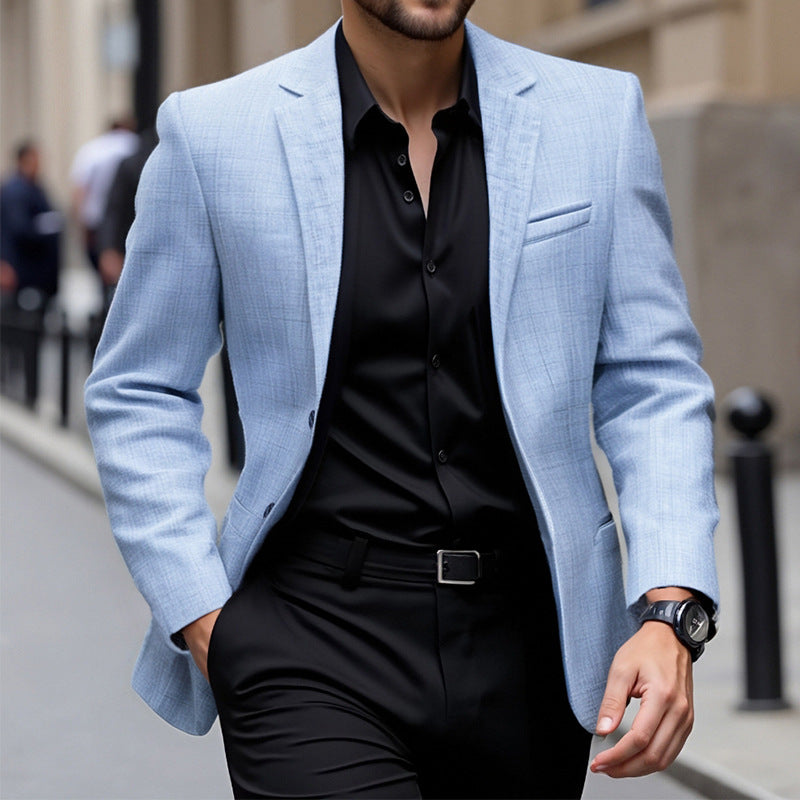 Herren eleganter strukturierten Blazer Echoarchiv