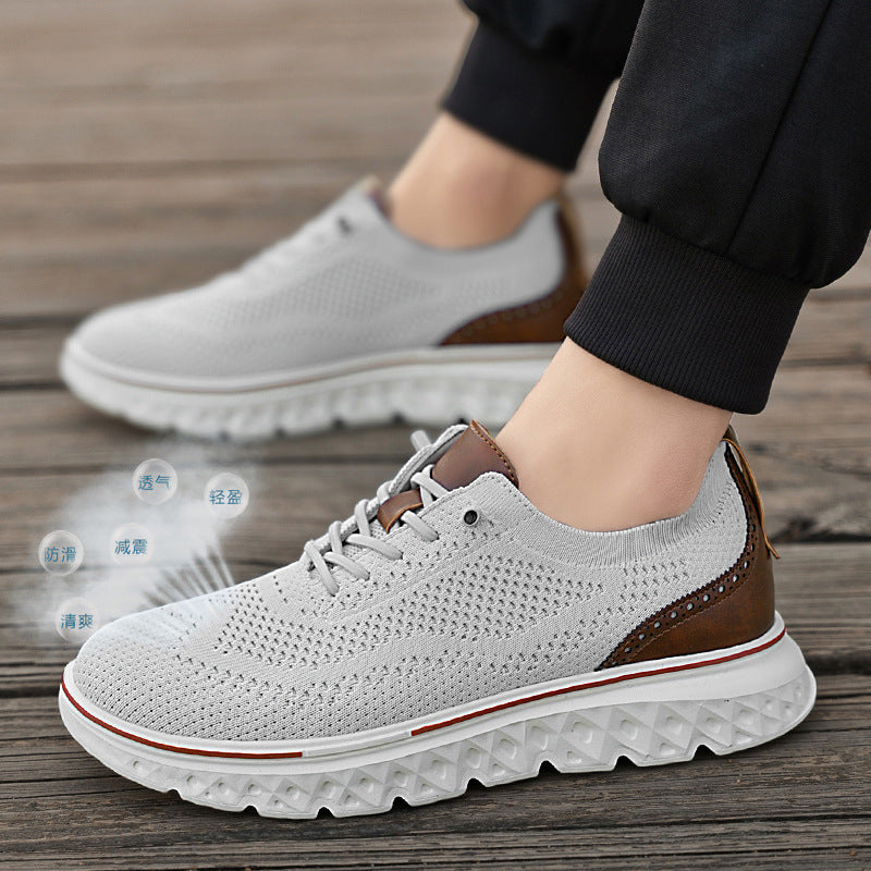 Herren nan atmungsaktive Strick-Sportschuhe mit stoßdämpfender Wabensohle Echo Archiv