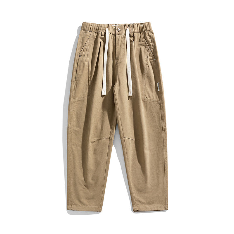 Herren Tapered-Canvas-Jogger mit elastischem Tunnelzugbund, Kniepasse und tiefen Utility-Taschen Echo Archiv