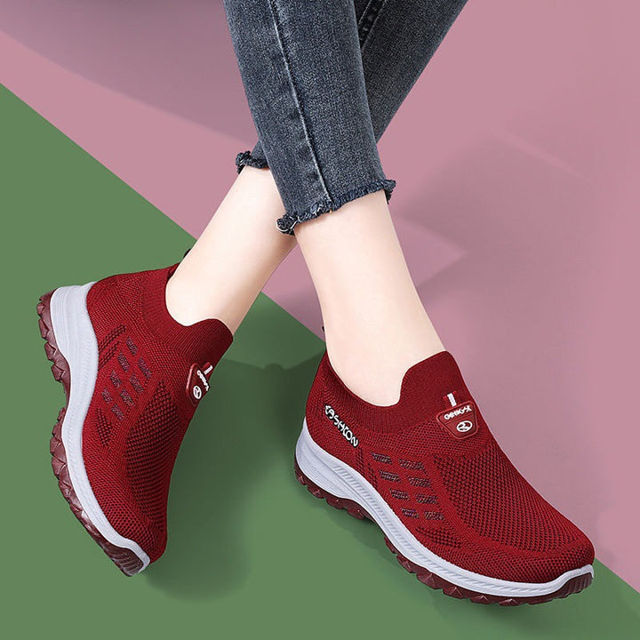 Damen Atmungsaktive Sneaker mit rutschfester Sohle Echoarchiv