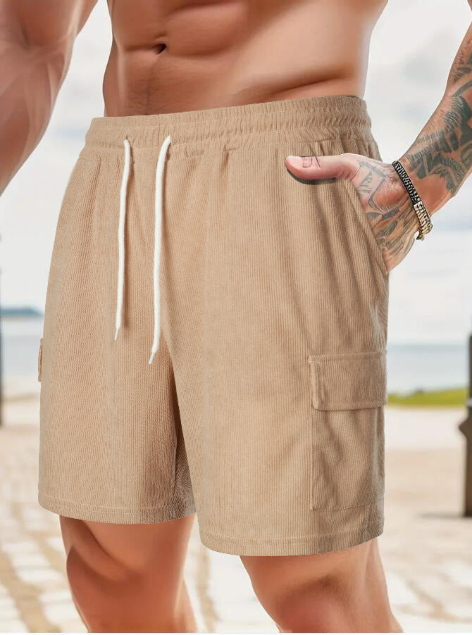 Herren Freizeithose mit praktischen Seitentaschen und elastischem Bund Echoarchiv