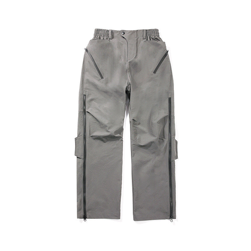 Herren Multifunktionale Tech‑Cargo‑Hose mit seitlichen Zippern, elastischem Bund und taktischen Pattentaschen Echo Archiv