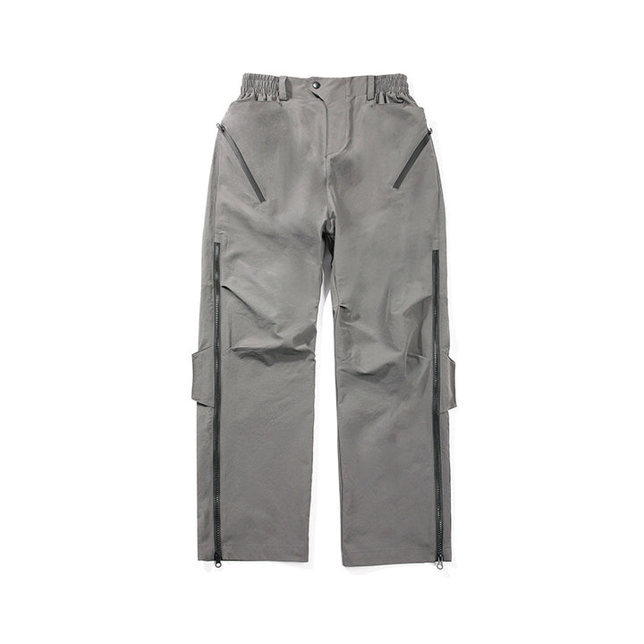 Herren Multifunktionale Tech‑Cargo‑Hose mit seitlichen Zippern, elastischem Bund und taktischen Pattentaschen Echo Archiv