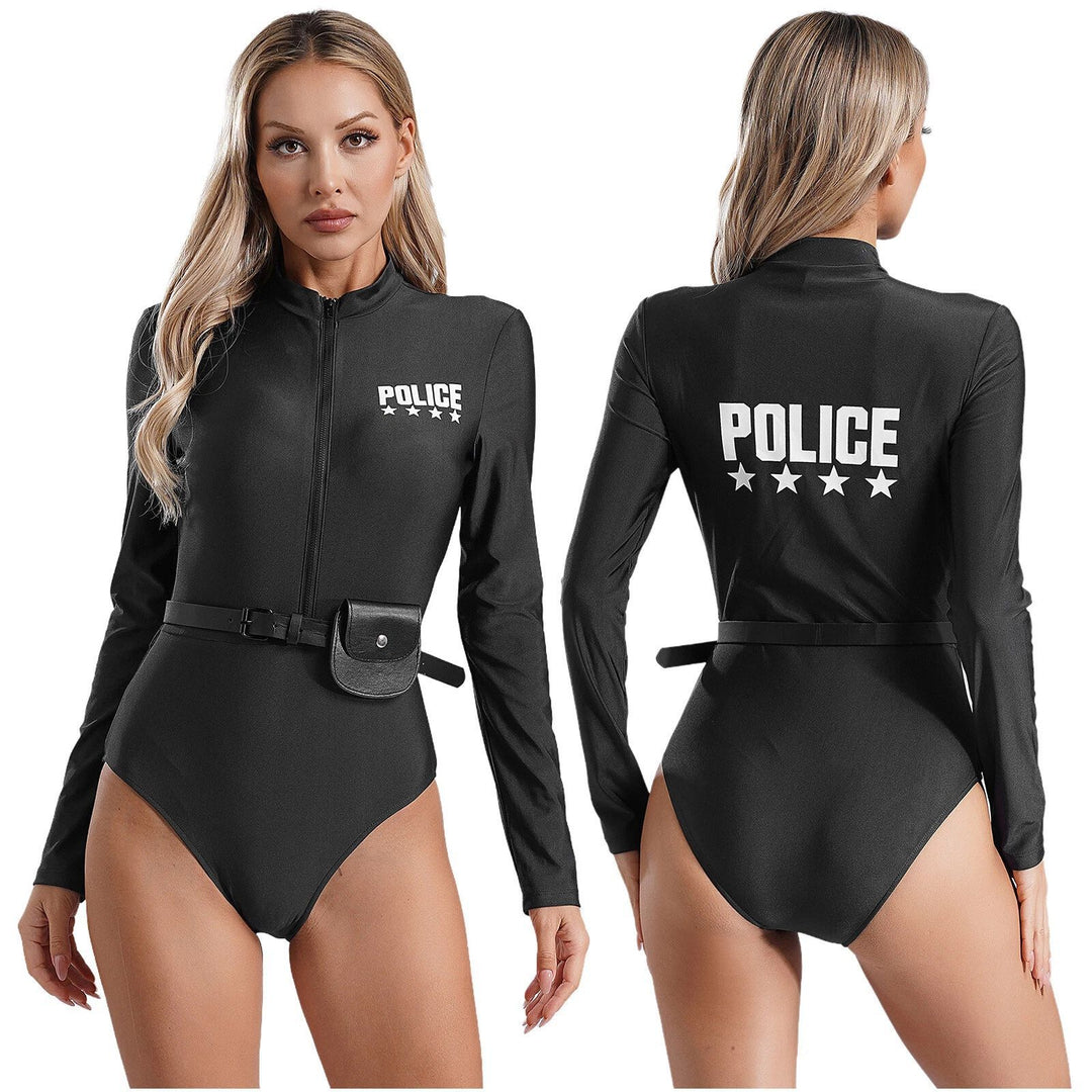Damen Polizei-Kostüm mit figurbetontem Schnitt und praktischen Zubehör Echo Archiv