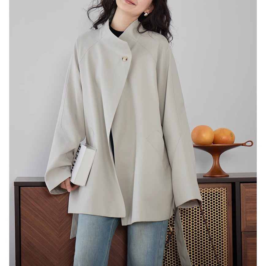 Damen Weit geschnittene Jacke mit modernen Details Echoarchiv