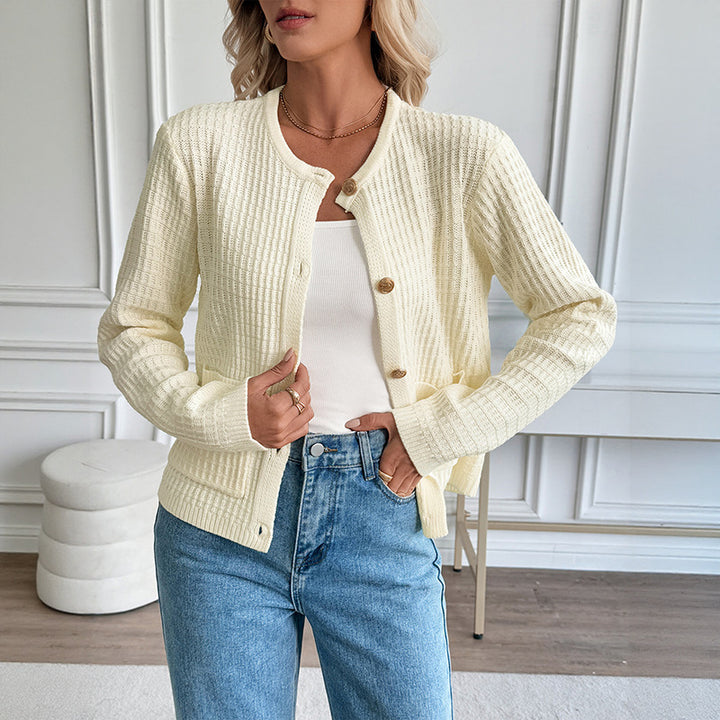 Damen Strickjacke mit Knopfdetails Echo Archiv