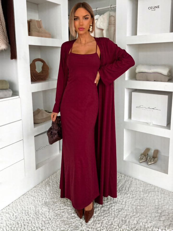 Damen Langes Maxikleid mit umschmeichelndem Schnitt Echo Archiv
