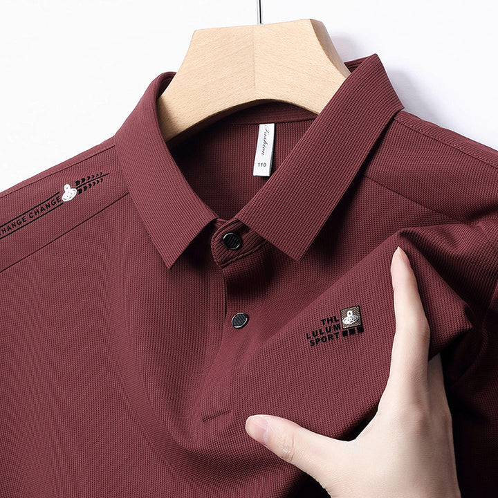 Herren Poloshirt mit innovativer Struktur und atmungsaktiven Eigenschaften Echoarchiv